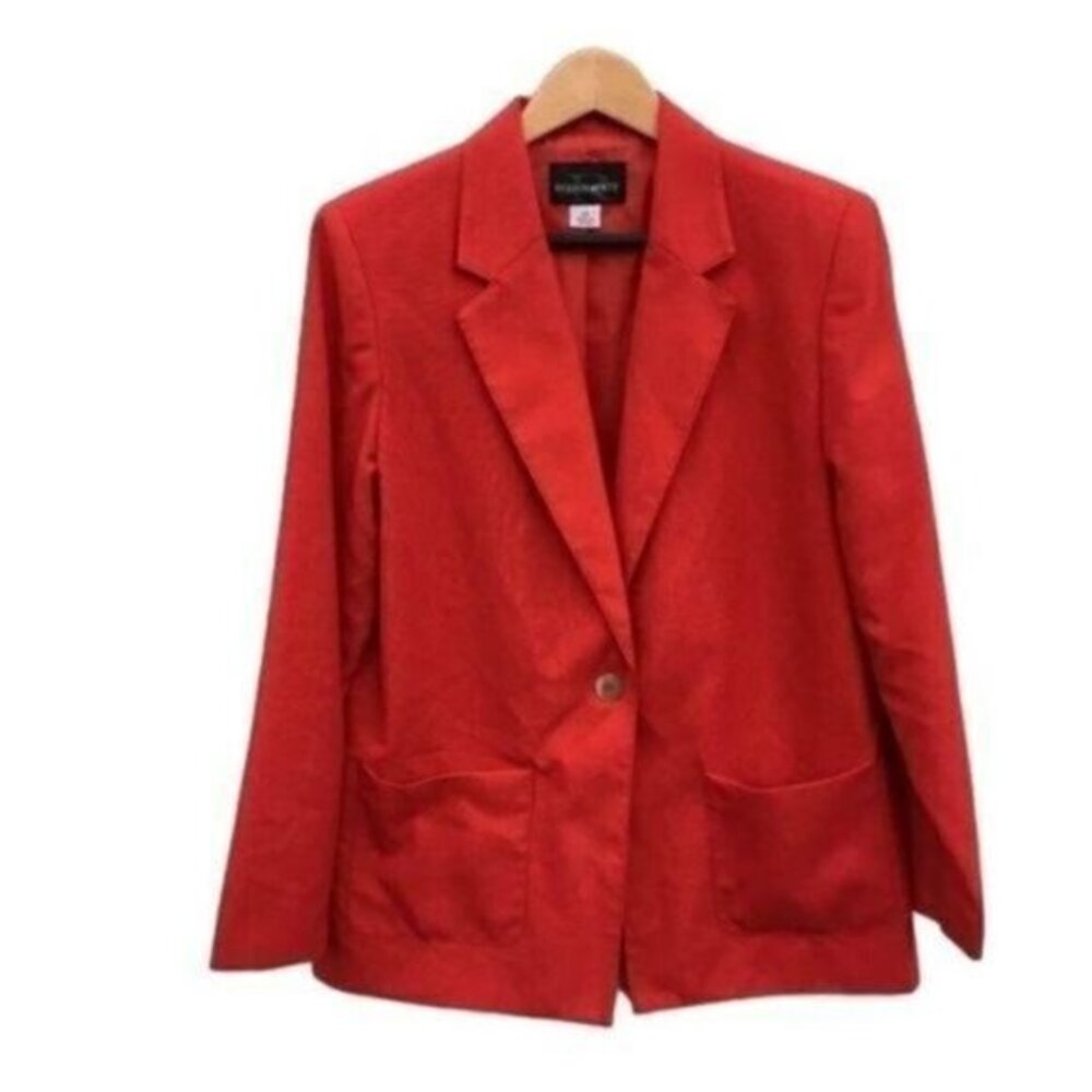 Women’s Red Blazer Jacket